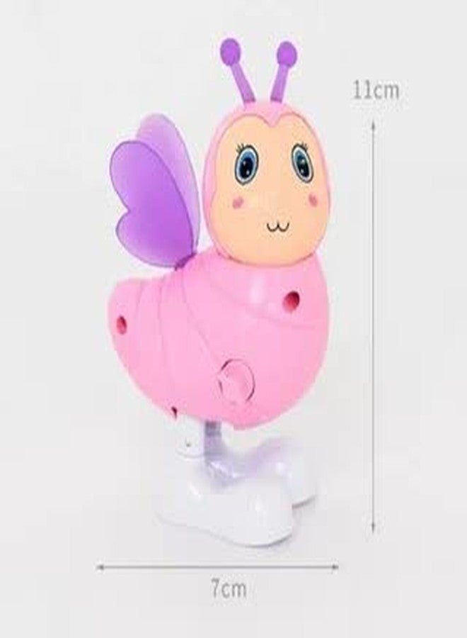 Quasar Wind Up Cute and Colorful Bee Toy Pull Back Toy Key Operated Vehicle Playsets Fantastic Birthday Gifts Little Kids Picnic Playing Your Children (Pack of 1) - Multicolor - Image 2